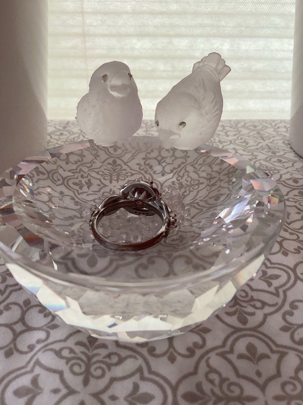Pink Stone Silver Ring - Picture 5 of 8